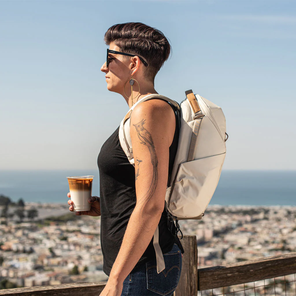 Everyday Backpack Zip | 15L | Bone - Image 8
