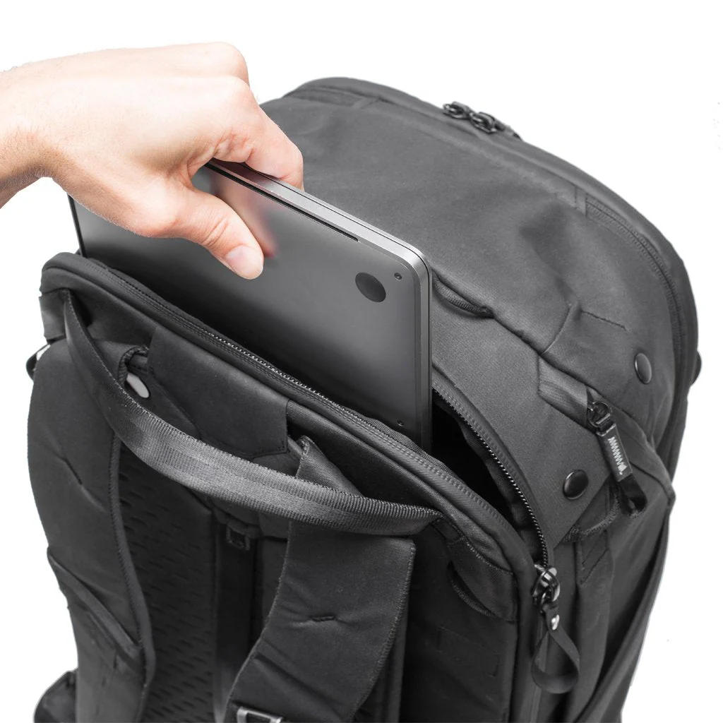 Travel Backpack | 45L | Black - Image 4